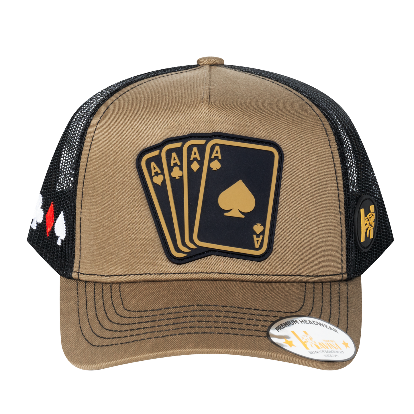 Winner Poker 10JQKA 5-Panel Trucker Hat - T5-LBTC-B-WINNER1 gallery image base