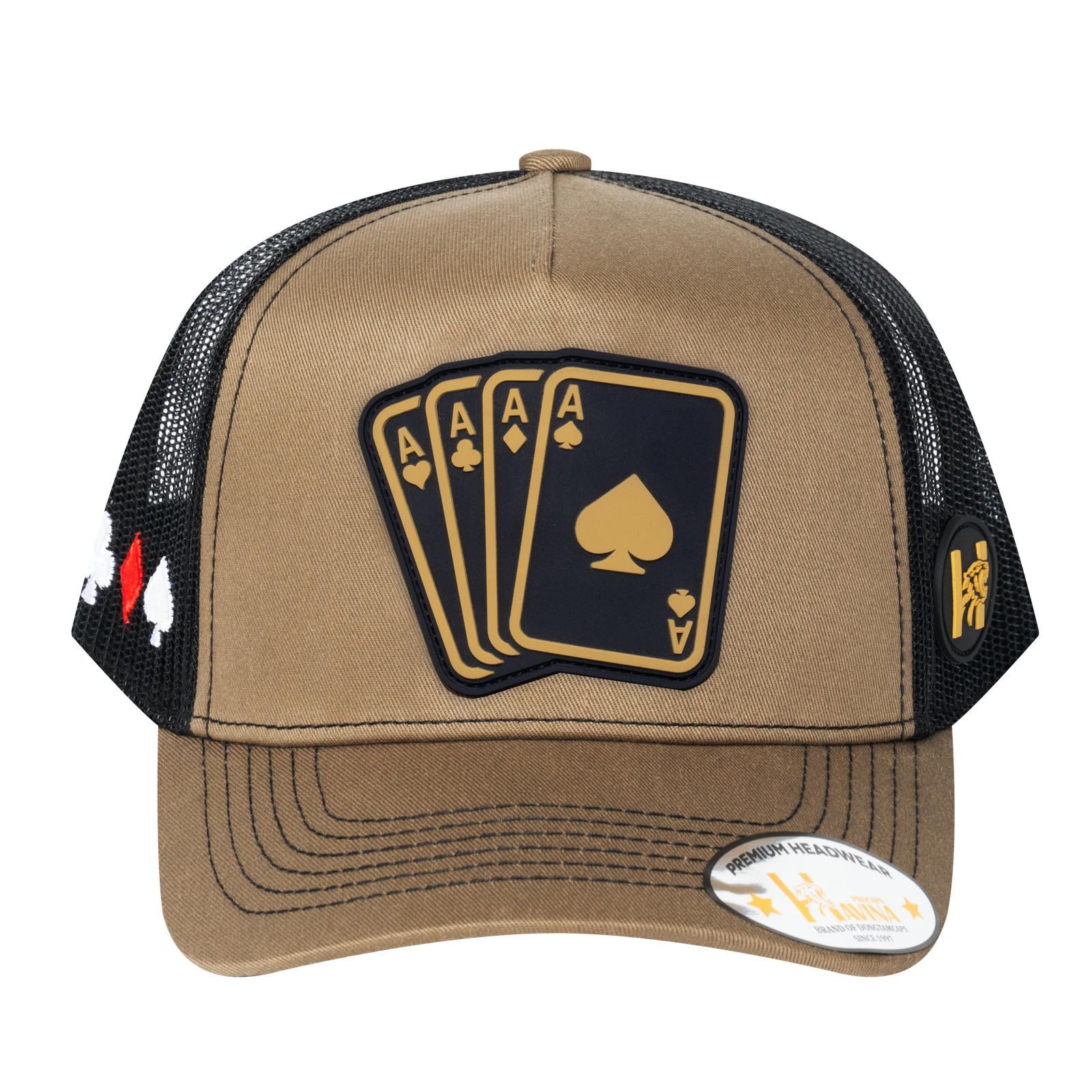 Winner Poker 10JQKA 5-Panel Trucker Hat - T5-LBTC-B-WINNER1 gallery image base