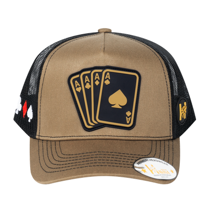 Winner Poker 10JQKA 5-Panel Trucker Hat - T5-LBTC-B-WINNER1 gallery image base