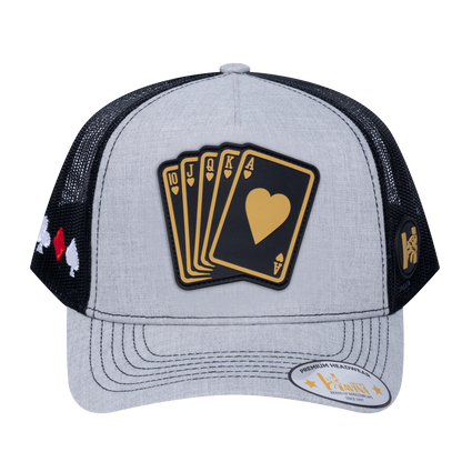Poker 10JQKA 5-Panel Trucker Hat - T5-LGHT-B-POKER1 gallery image base