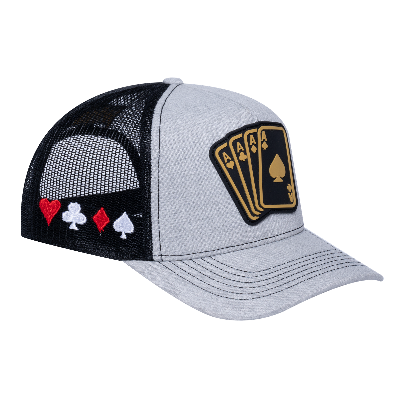 Winner Poker 10JQKA 5-Panel Trucker Hat - T5-LGHT-B-WINNER1 gallery image 1
