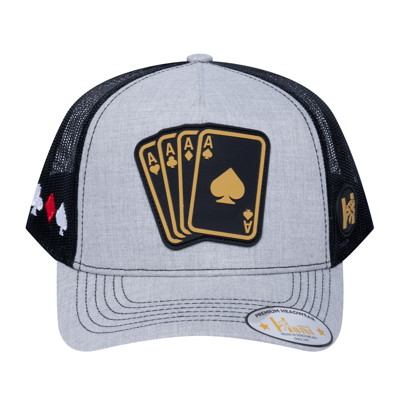 Winner Poker 10JQKA 5-Panel Trucker Hat - T5-LGHT-B-WINNER1 gallery image base