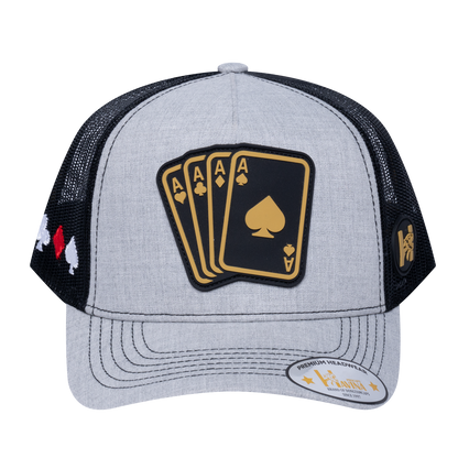 Winner Poker 10JQKA 5-Panel Trucker Hat - T5-LGHT-B-WINNER1 gallery image base