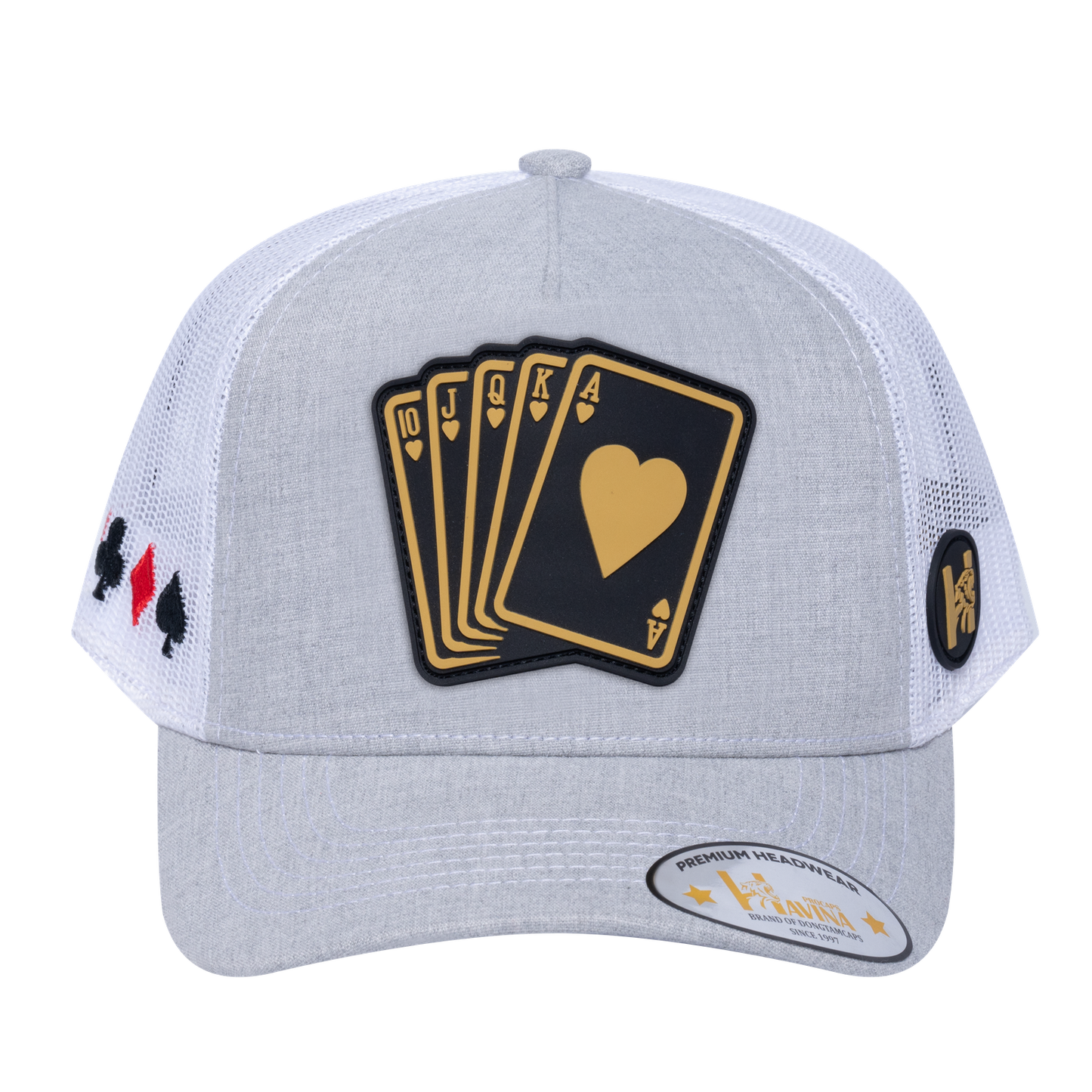 Poker 10JQKA 5-Panel Trucker Hat - T5-LGHT-W-POKER1 gallery image base