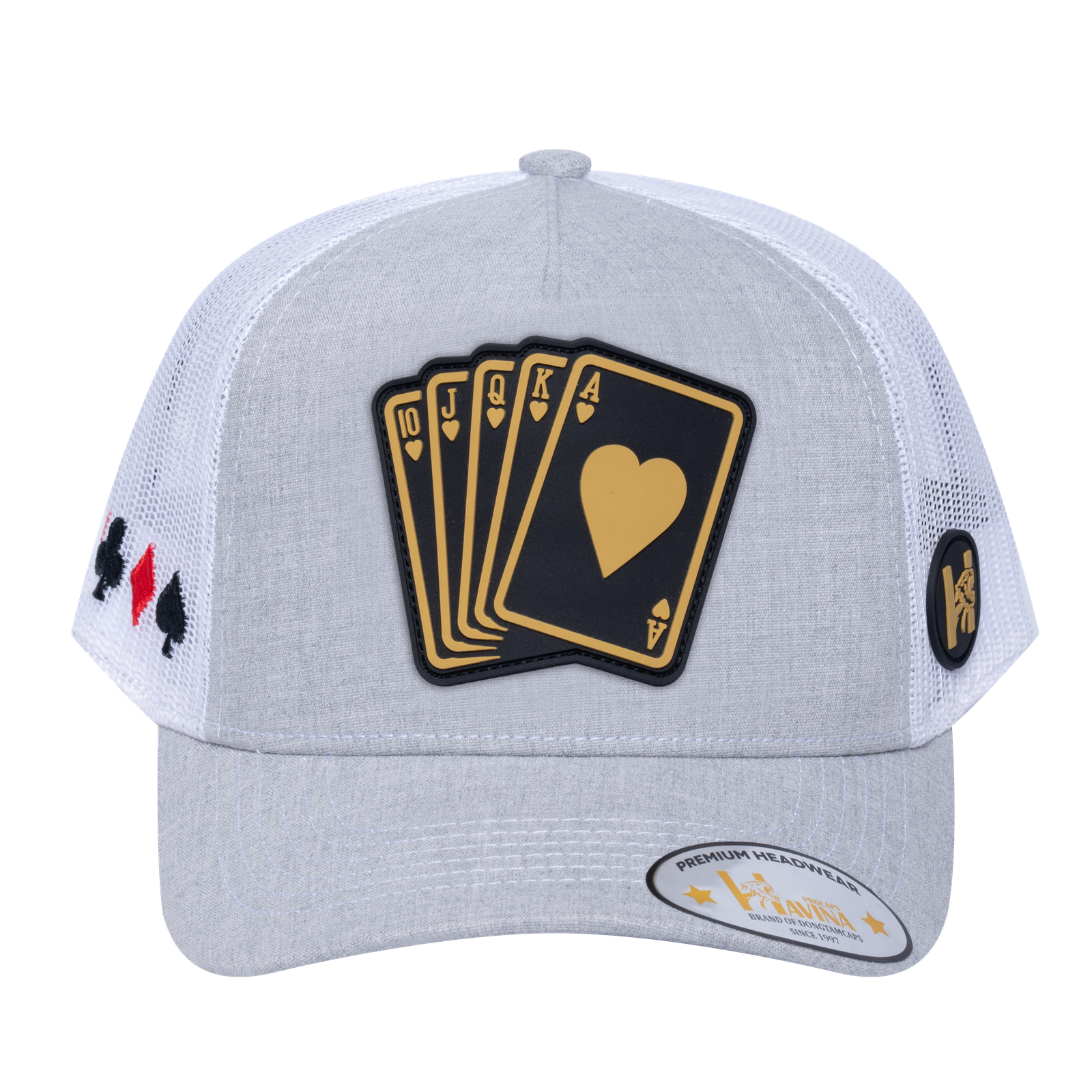 Poker 10JQKA 5-Panel Trucker Hat - T5-LGHT-W-POKER1 gallery image base