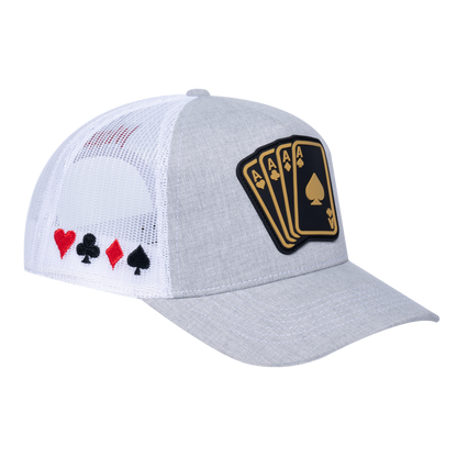 Winner Poker 10JQKA 5-Panel Trucker Hat - T5-LGHT-W-WINNER1 gallery image 1