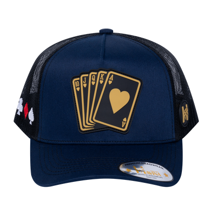 Poker 10JQKA 5-Panel Trucker Hat - T5-NTC-B-POKER1 gallery image base