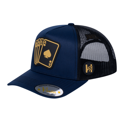 Winner Poker 10JQKA 5-Panel Trucker Hat - T5-NTC-B-WINNER1 gallery image 1