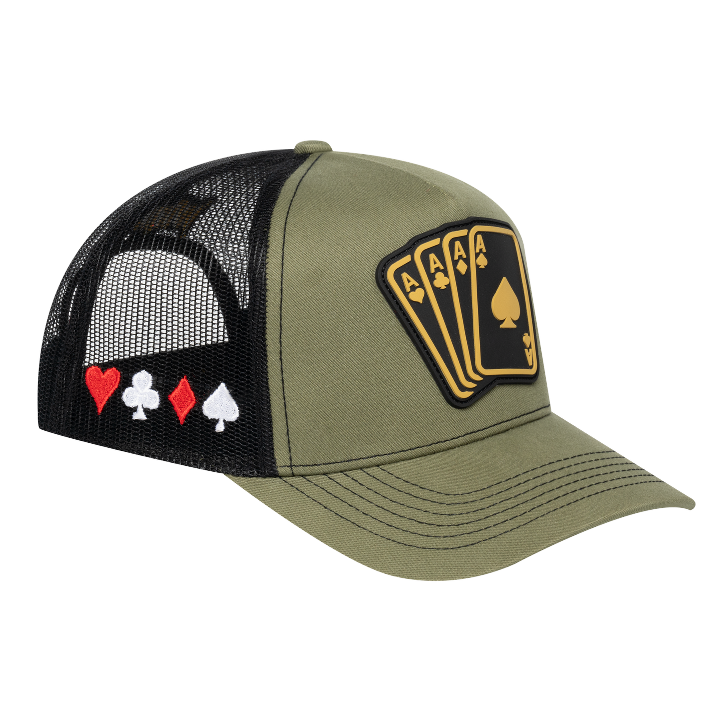 Winner Poker 10JQKA 5-Panel Trucker Hat - T5-OLCT-B-WINNER1 gallery image 1