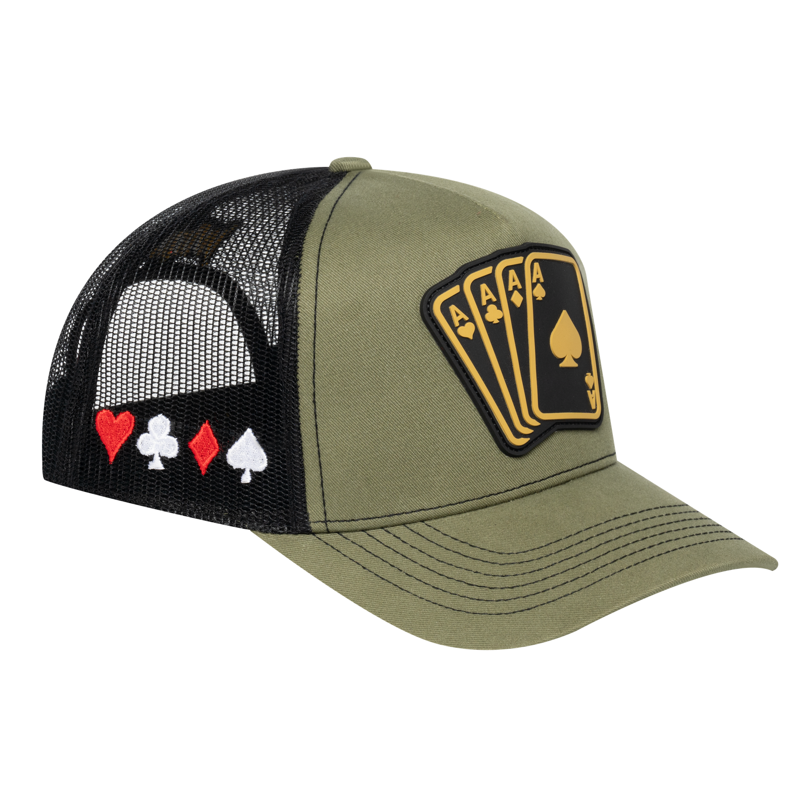 Winner Poker 10JQKA 5-Panel Trucker Hat - T5-OLCT-B-WINNER1 gallery image 1