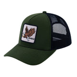 Eagle V2 5-Panel Trucker Hat with Olive front and Black back