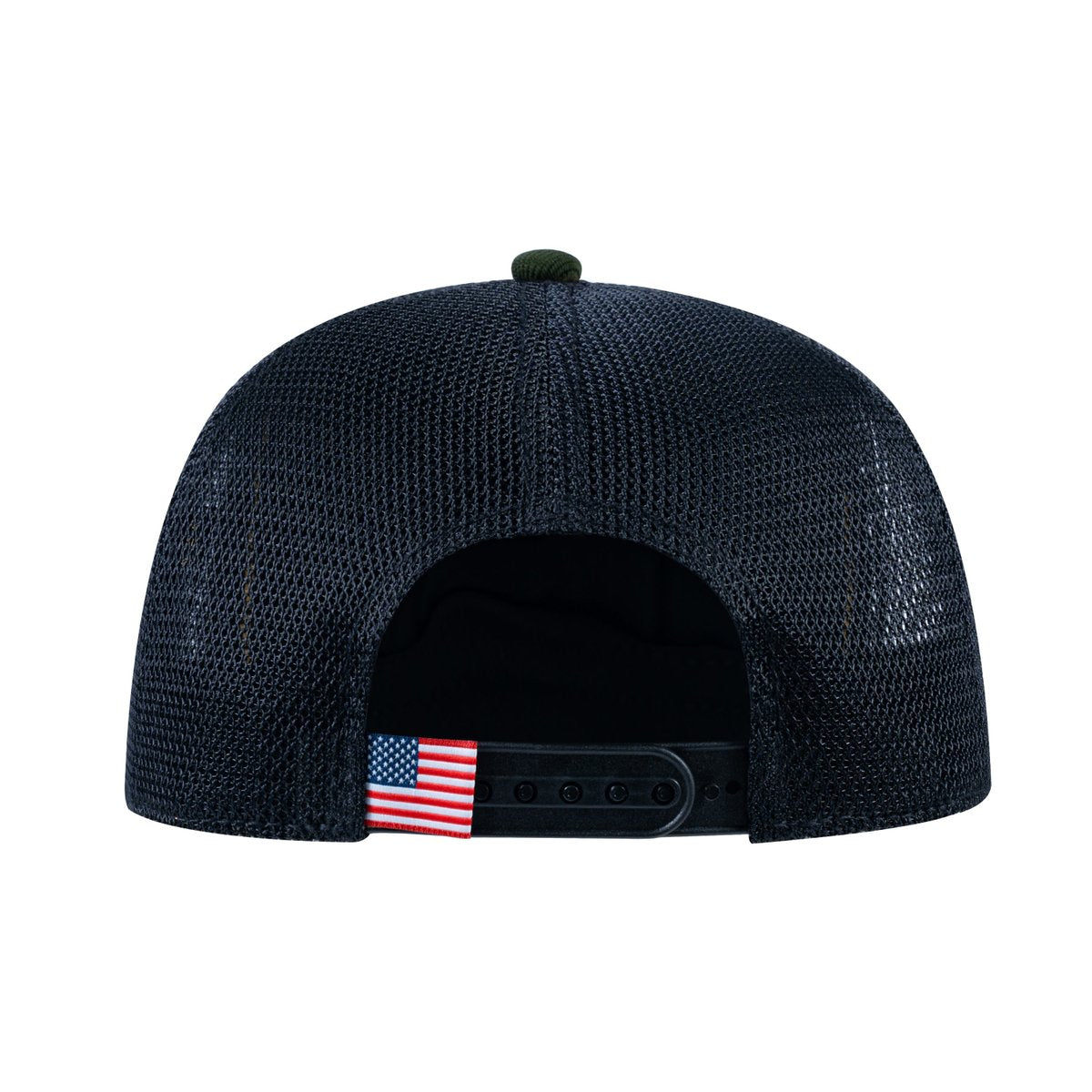 Taurus Zodiac V2 5-Panel Trucker Hat with Olive front and Black back