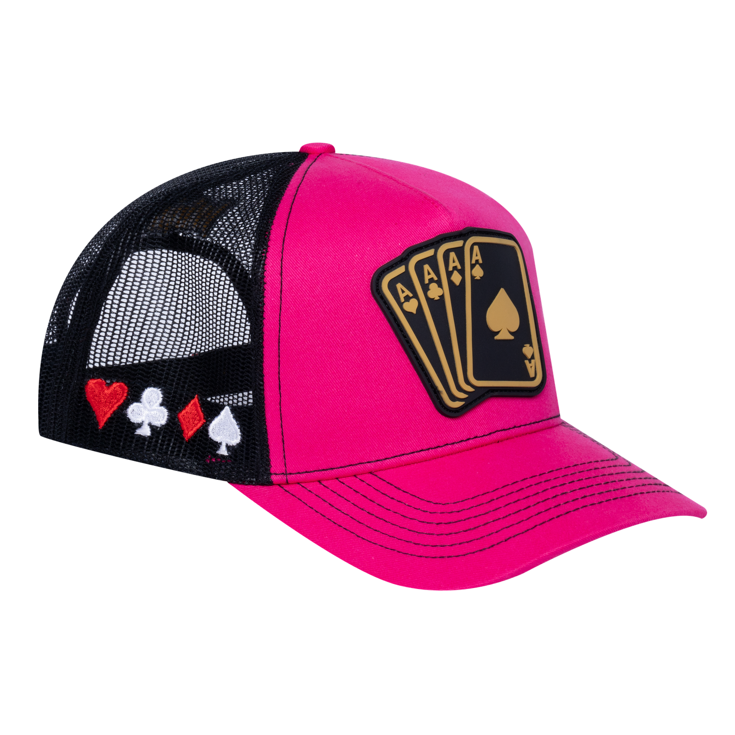 Winner Poker 10JQKA 5-Panel Trucker Hat - T5-P2304CT-B-WINNER1 gallery image 1