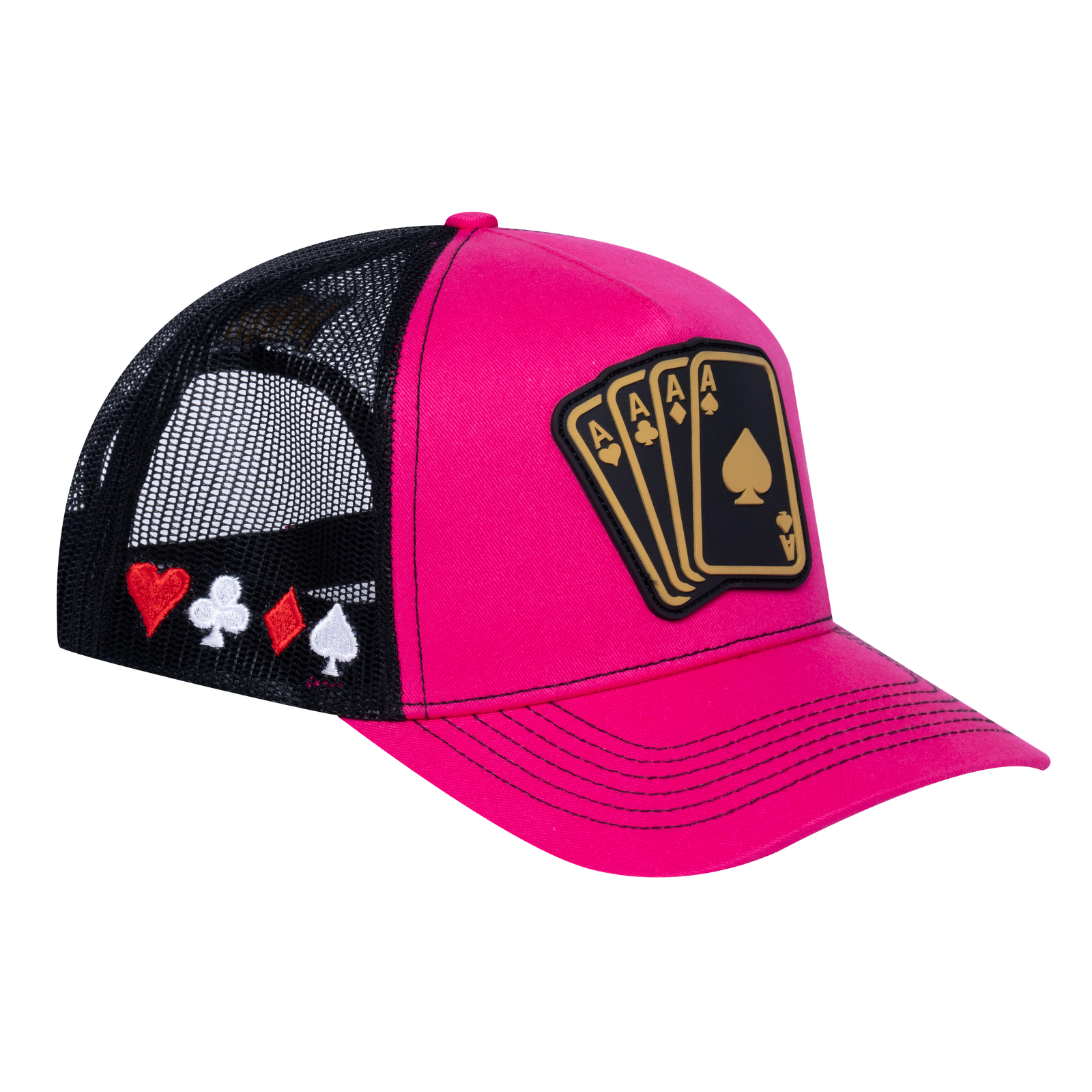 Winner Poker 10JQKA 5-Panel Trucker Hat - T5-P2304CT-B-WINNER1 gallery image 1