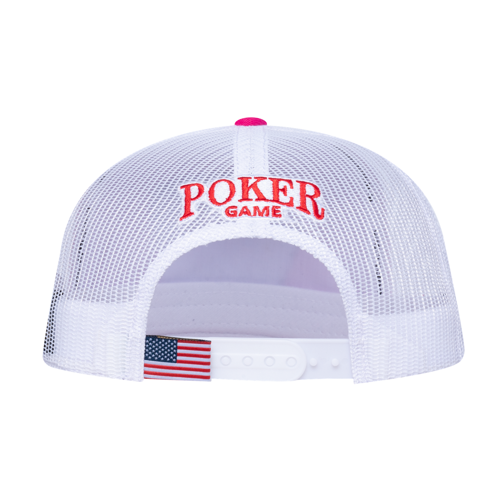 Poker 10JQKA 5-Panel Trucker Hat - T5-P2304CT-W-POKER1 gallery image 3