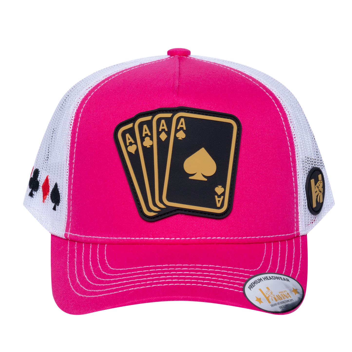 Winner Poker 10JQKA 5-Panel Trucker Hat - T5-P2304CT-W-WINNER1 gallery image base