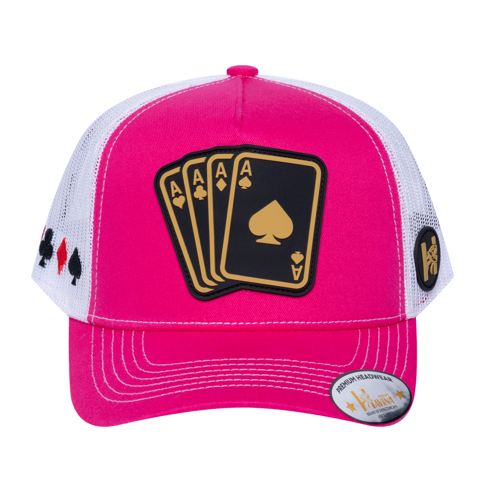 Winner Poker 10JQKA 5-Panel Trucker Hat - T5-P2304CT-W-WINNER1 gallery image base