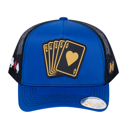 Poker 10JQKA 5-Panel Trucker Hat - T5-RBTC-B-POKER1 gallery image base