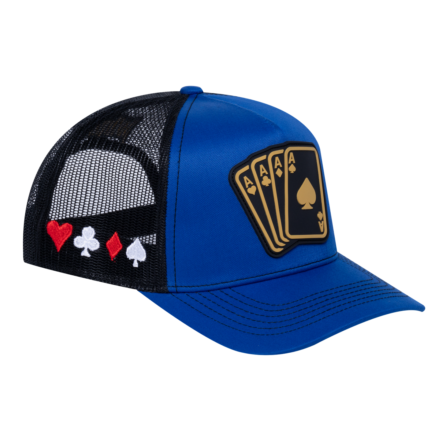 Winner Poker 10JQKA 5-Panel Trucker Hat - T5-RBTC-B-WINNER1 gallery image 1