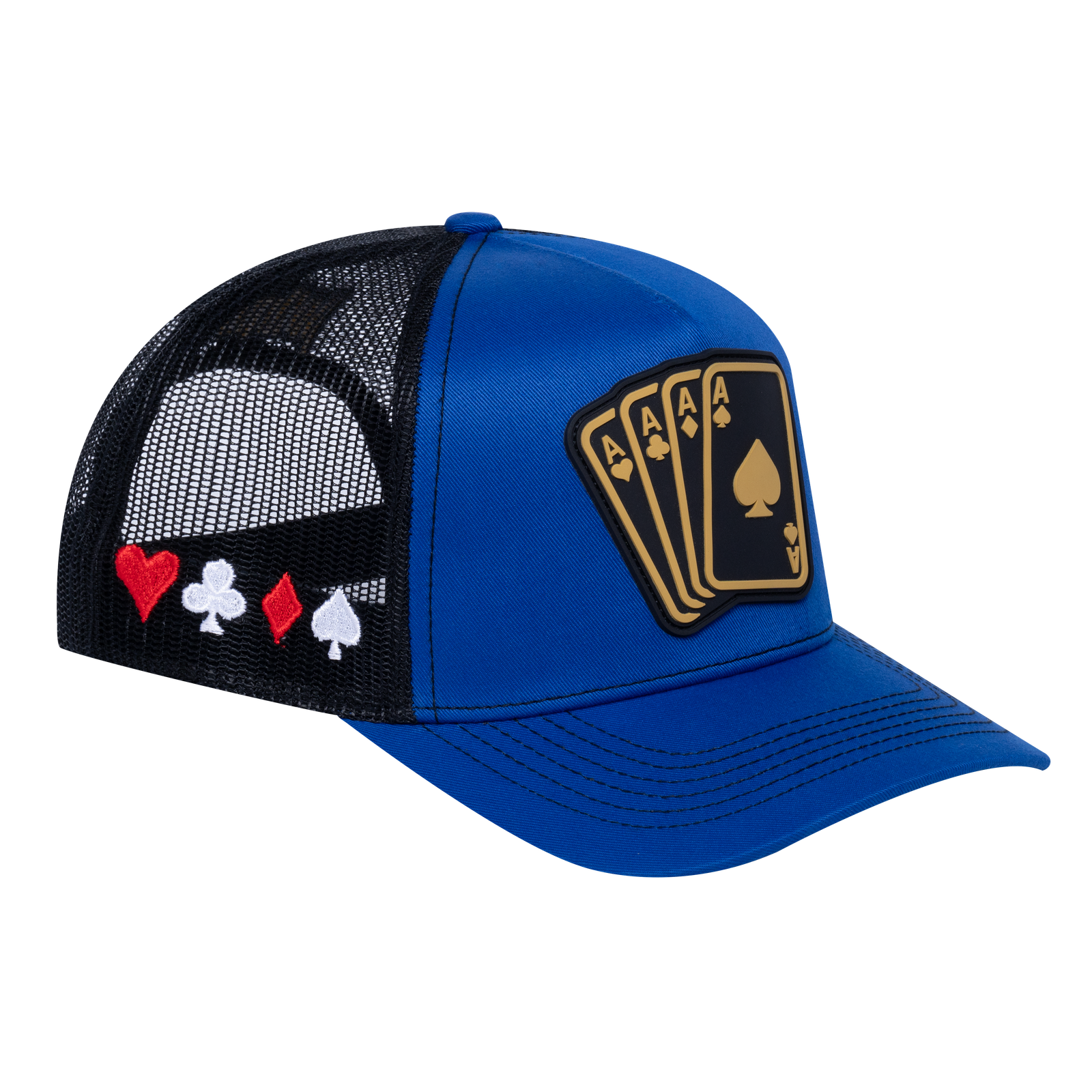 Winner Poker 10JQKA 5-Panel Trucker Hat - T5-RBTC-B-WINNER1 gallery image 1