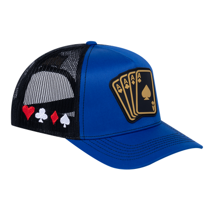 Winner Poker 10JQKA 5-Panel Trucker Hat - T5-RBTC-B-WINNER1 gallery image 1