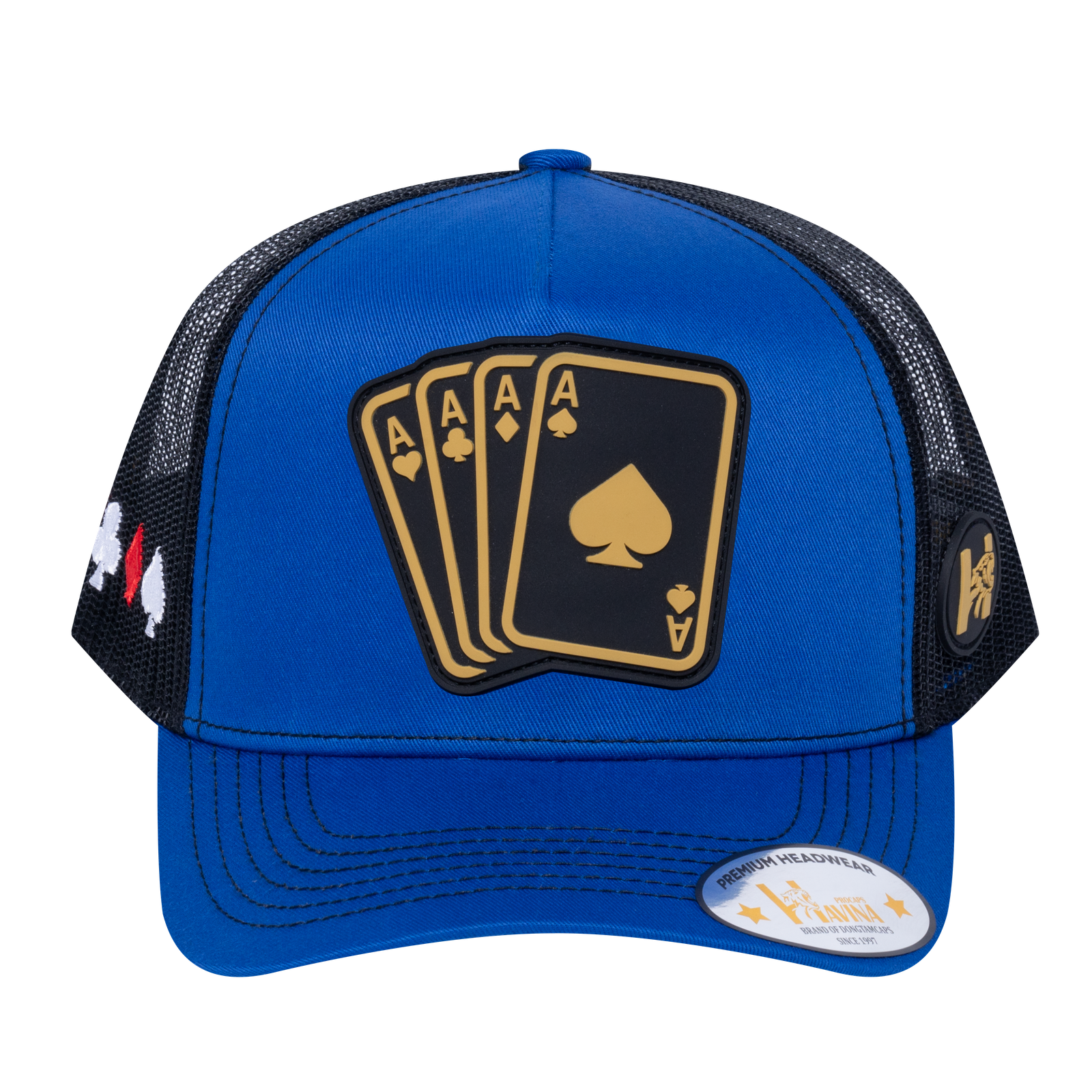 Winner Poker 10JQKA 5-Panel Trucker Hat - T5-RBTC-B-WINNER1 gallery image base