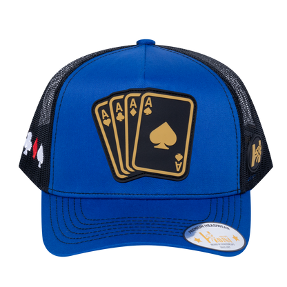 Winner Poker 10JQKA 5-Panel Trucker Hat - T5-RBTC-B-WINNER1 gallery image base