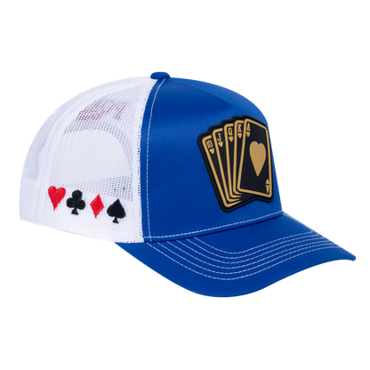 Poker 10JQKA 5-Panel Trucker Hat - T5-RBTC-W-POKER1 gallery image 1