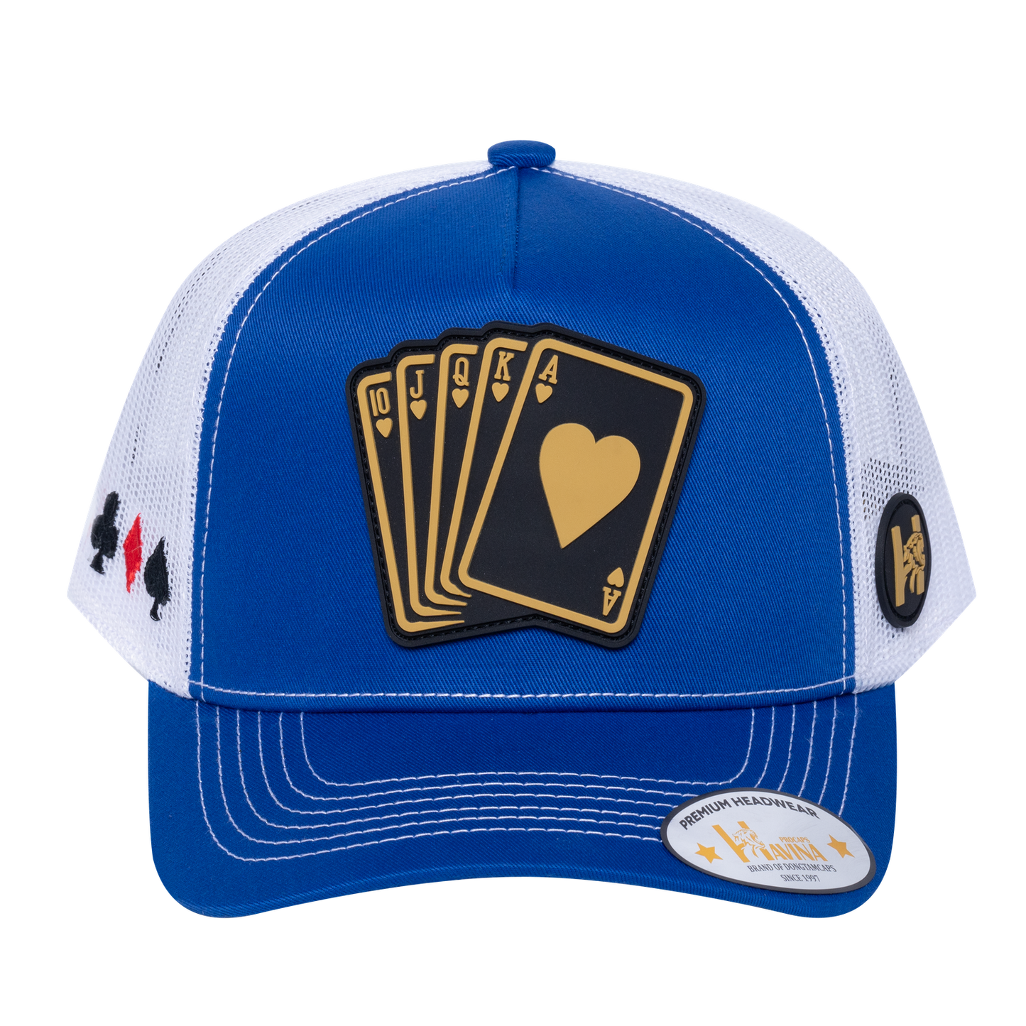 Poker 10JQKA 5-Panel Trucker Hat - T5-RBTC-W-POKER1 gallery image base