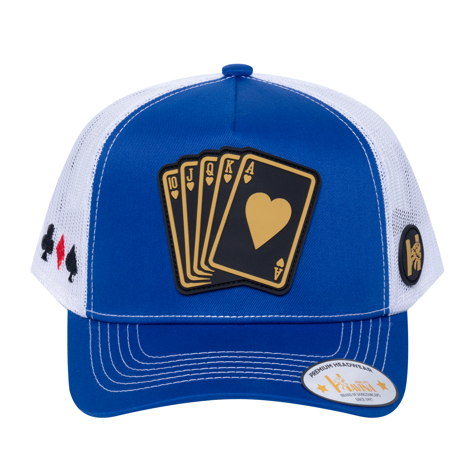 Poker 10JQKA 5-Panel Trucker Hat - T5-RBTC-W-POKER1 gallery image base