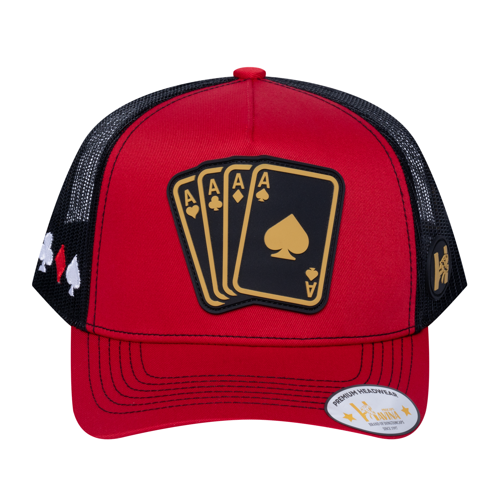 Winner Poker 10JQKA 5-Panel Trucker Hat - T5-RTC-B-WINNER1 gallery image base