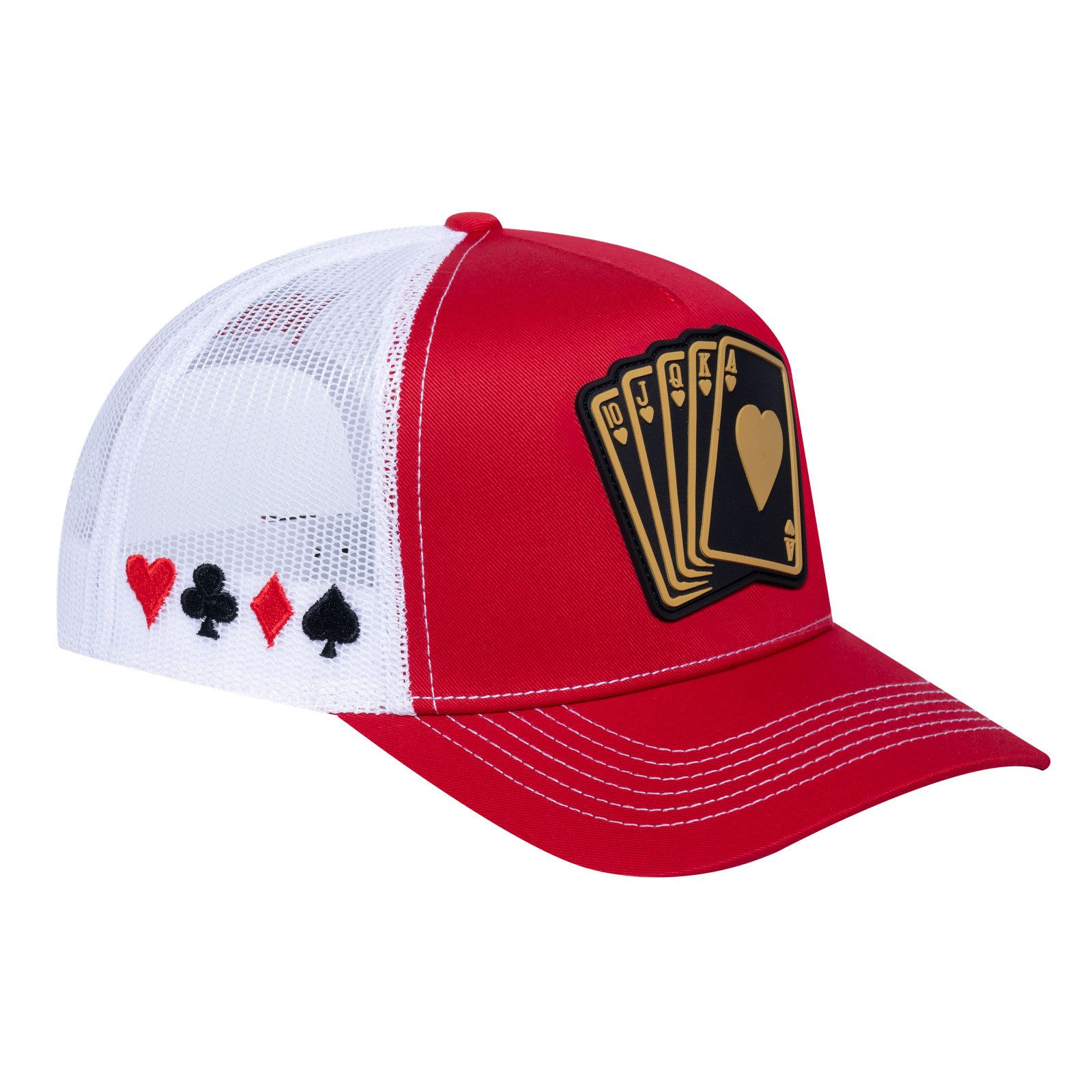 Poker 10JQKA 5-Panel Trucker Hat - T5-RTC-W-POKER1 gallery image 1