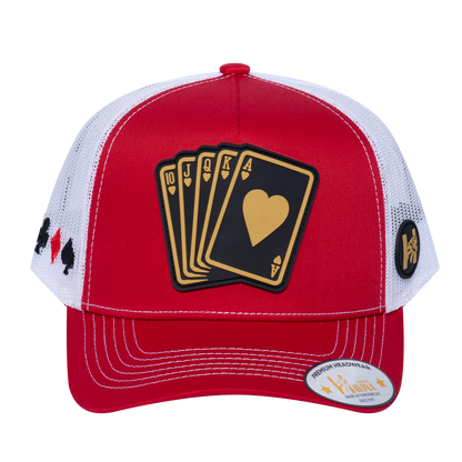 Poker 10JQKA 5-Panel Trucker Hat - T5-RTC-W-POKER1 gallery image base