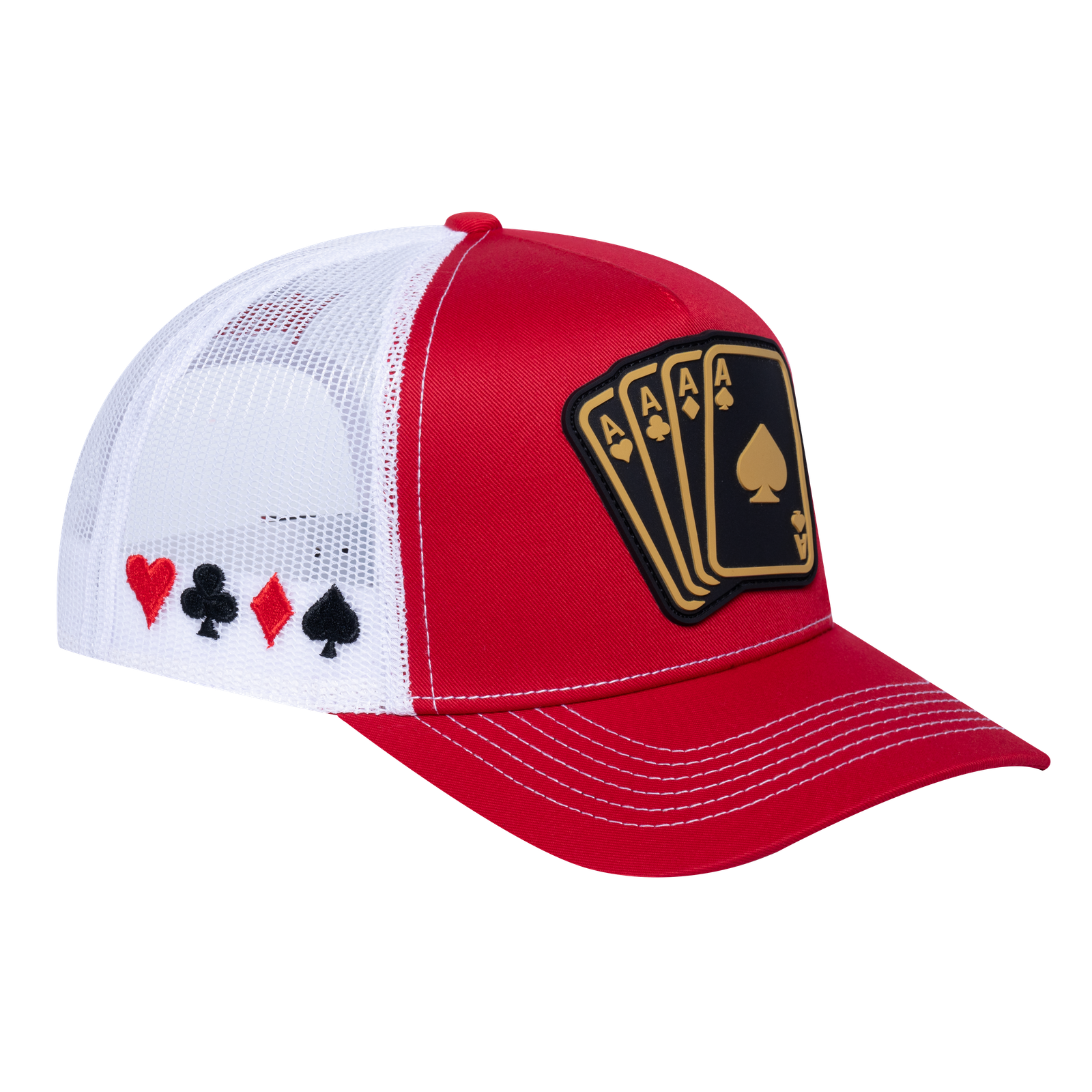Winner Poker 10JQKA 5-Panel Trucker Hat - T5-RTC-W-WINNER1 gallery image 1
