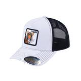 Tiger V2 5-Panel Trucker Hat with White front and Black back