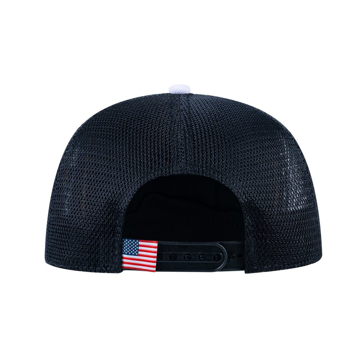 Sagittarius Zodiac V2 5-Panel Trucker Hat with White front and Black back