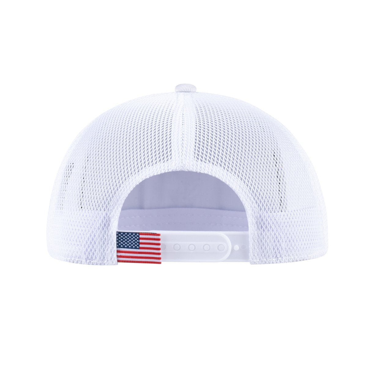 Eagle V2 5-Panel Trucker Hat with White front and White back