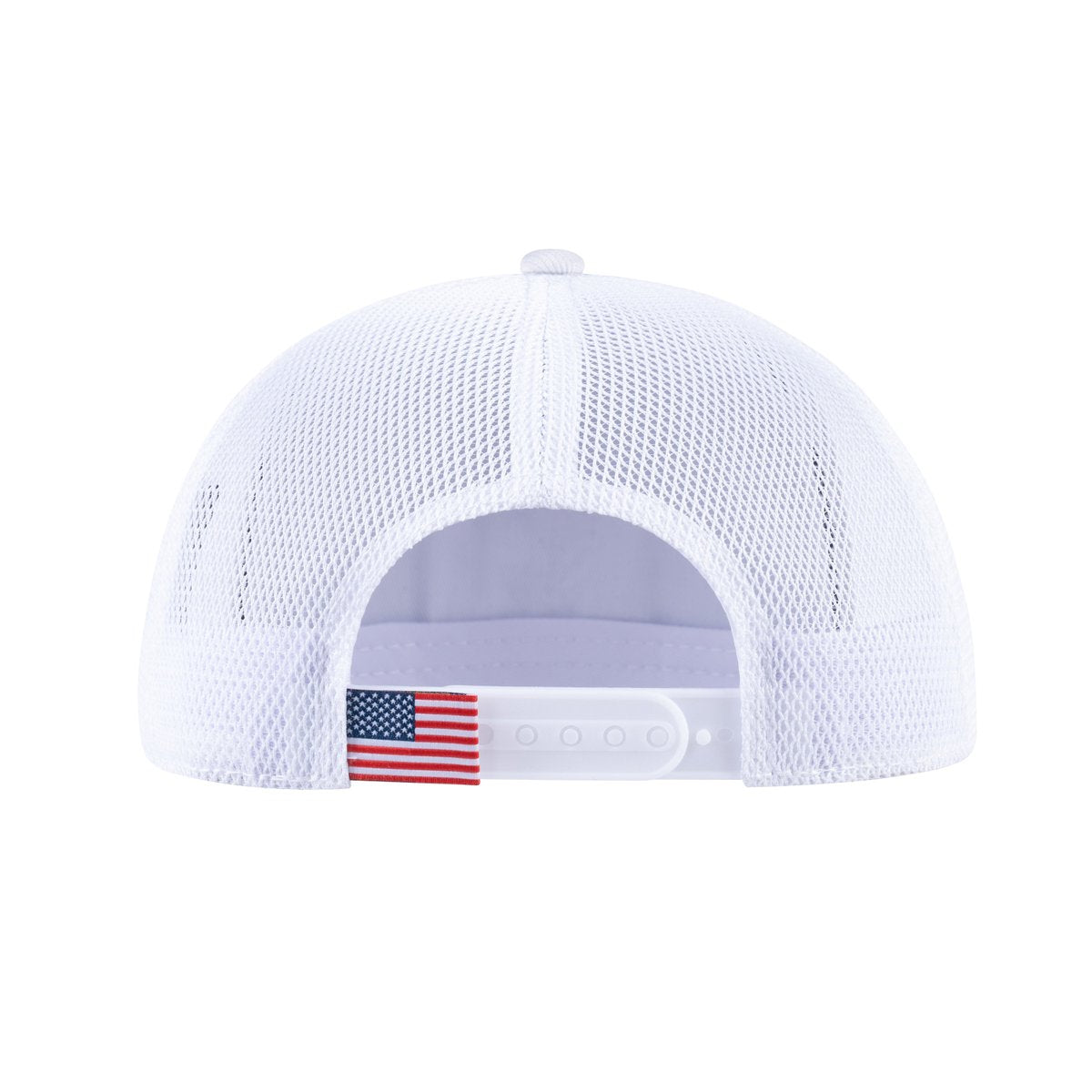 Tiger V2 5-Panel Trucker Hat with White front and White back