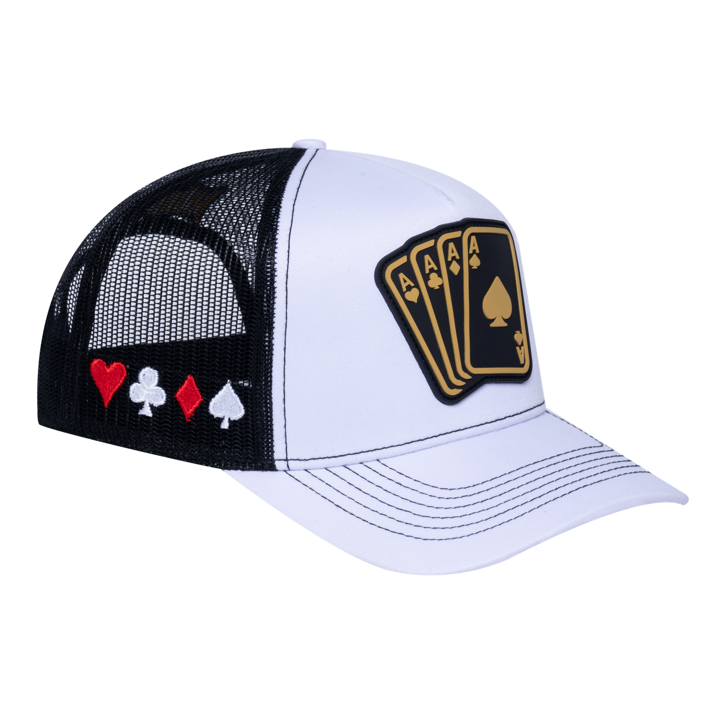 Winner Poker 10JQKA 5-Panel Trucker Hat - T5-WTC-B-WINNER1 gallery image 1