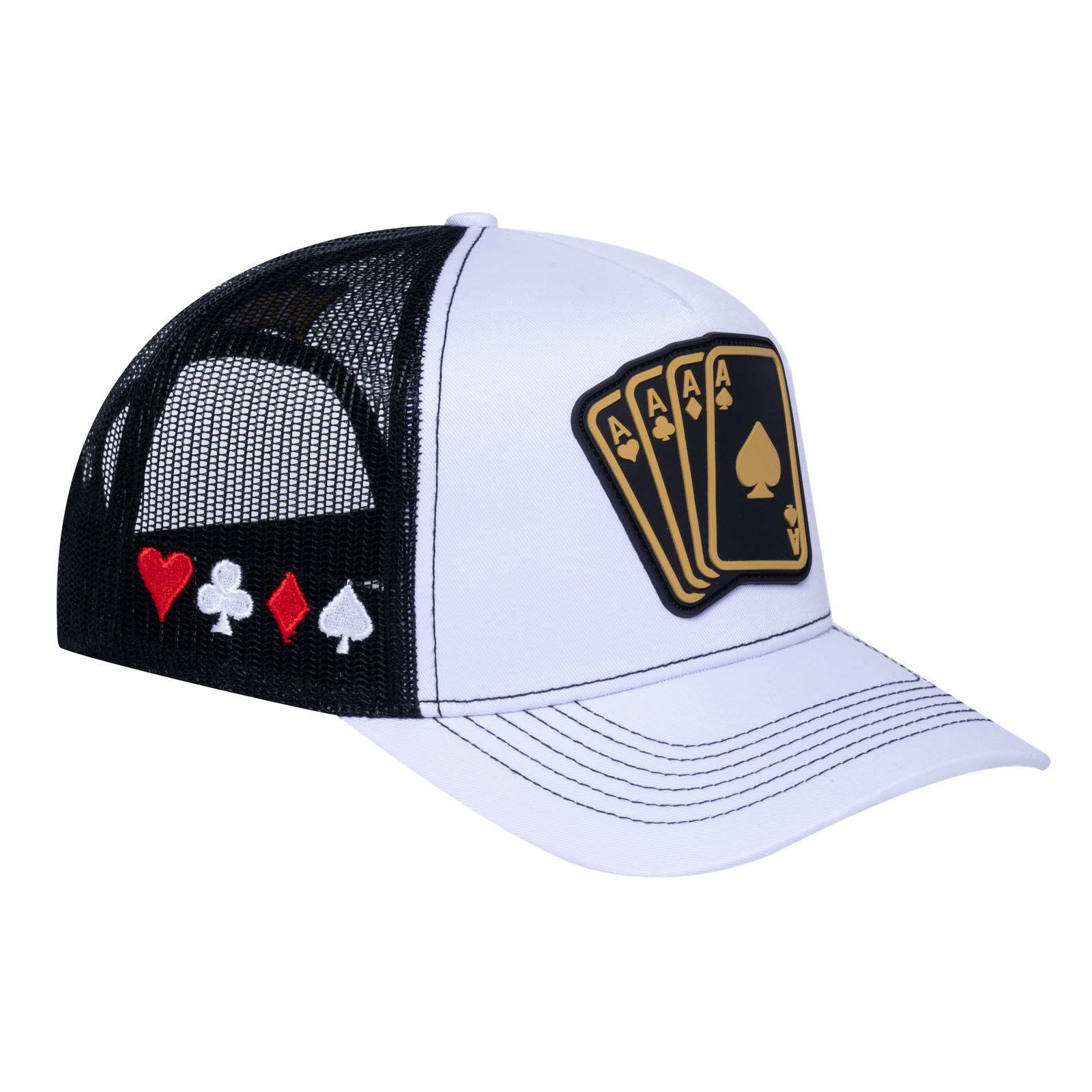 Winner Poker 10JQKA 5-Panel Trucker Hat - T5-WTC-B-WINNER1 gallery image 1