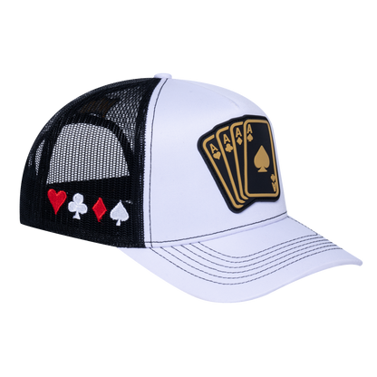 Winner Poker 10JQKA 5-Panel Trucker Hat - T5-WTC-B-WINNER1 gallery image 1