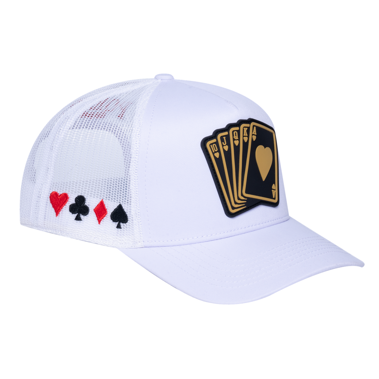 Poker 10JQKA 5-Panel Trucker Hat - T5-WTC-W-POKER1 gallery image 1