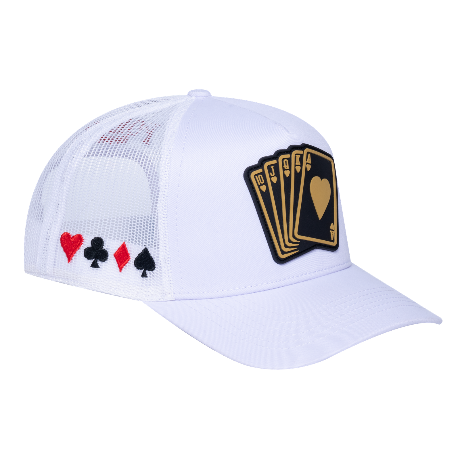 Poker 10JQKA 5-Panel Trucker Hat - T5-WTC-W-POKER1 gallery image 1