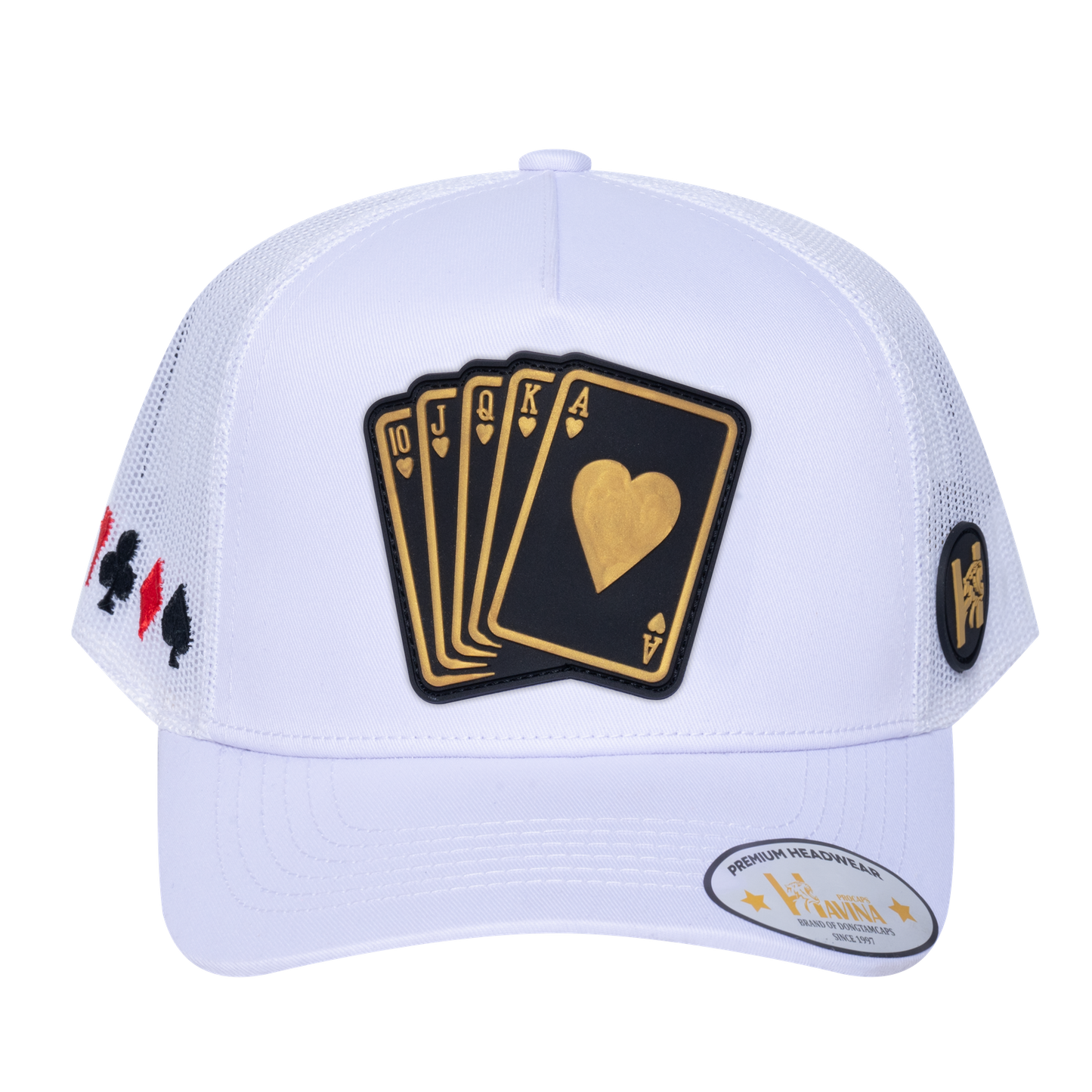 Poker 10JQKA 5-Panel Trucker Hat - T5-WTC-W-POKER1 gallery image base