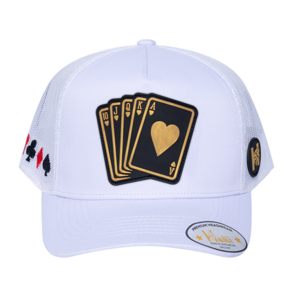 Poker 10JQKA 5-Panel Trucker Hat - T5-WTC-W-POKER1 gallery image base