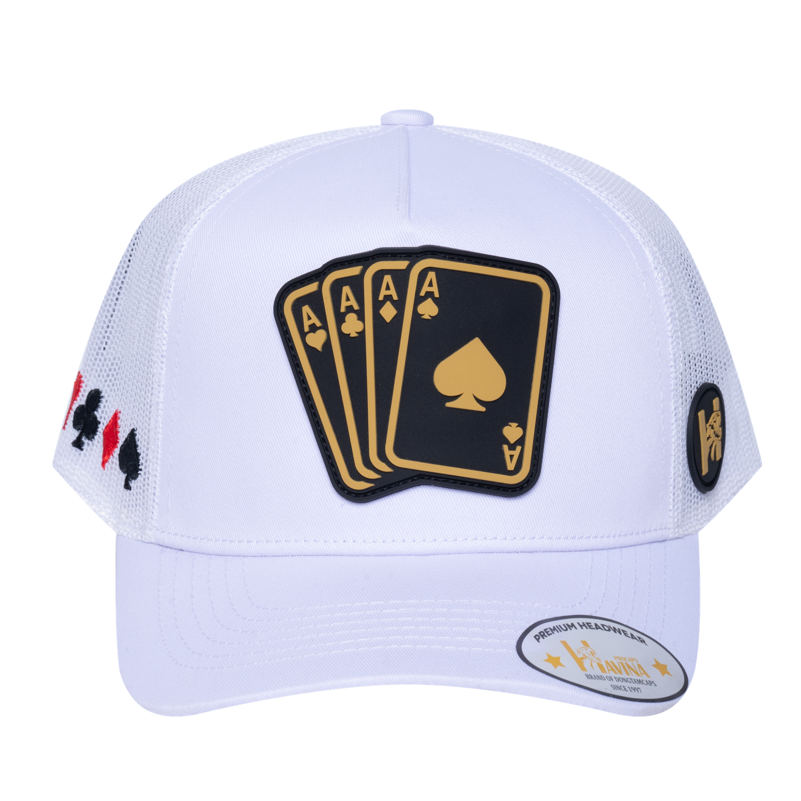 Winner Poker 10JQKA 5-Panel Trucker Hat - T5-WTC-W-WINNER1 gallery image base