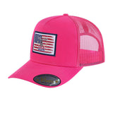 US Deer Hunter 5-Panel Trucker Hat with Pink front and Pink back