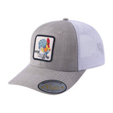Chicken 6-Panel Trucker Hat with Khaki front and White back