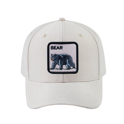 Bear V2 6-Panel Baseball Cap with Beige front and Beige back