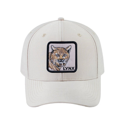 Lynx V2 6-Panel Baseball Cap with Beige front and Beige back